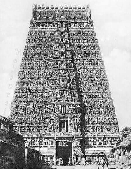 sarangapani temple gopuram old image