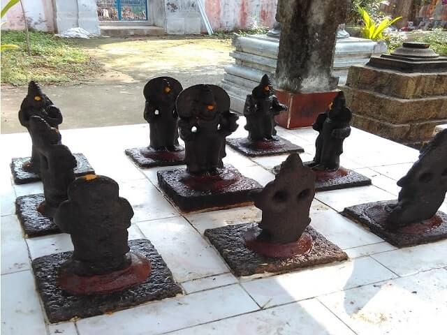 thepperumanallur temple navagraha statue