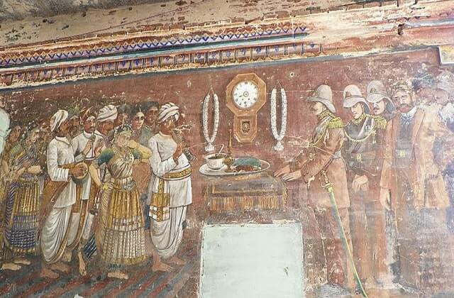 konerirajapuram uma maheswarar temple painting