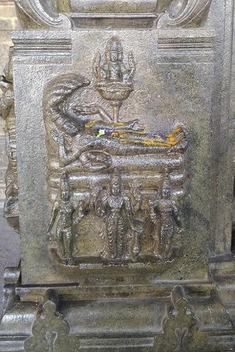 thiruindalur sri parimala ranganathar sculpture