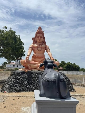 thiruketheeswaram temple shiva statue