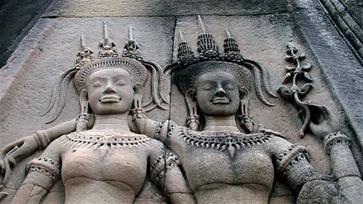 Cambodia Angkor Wat Temple Sculptures